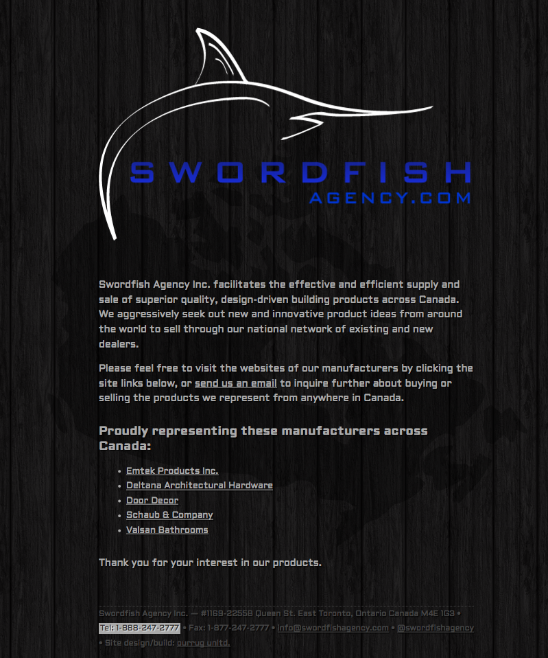 Swordfish Agency Inc.